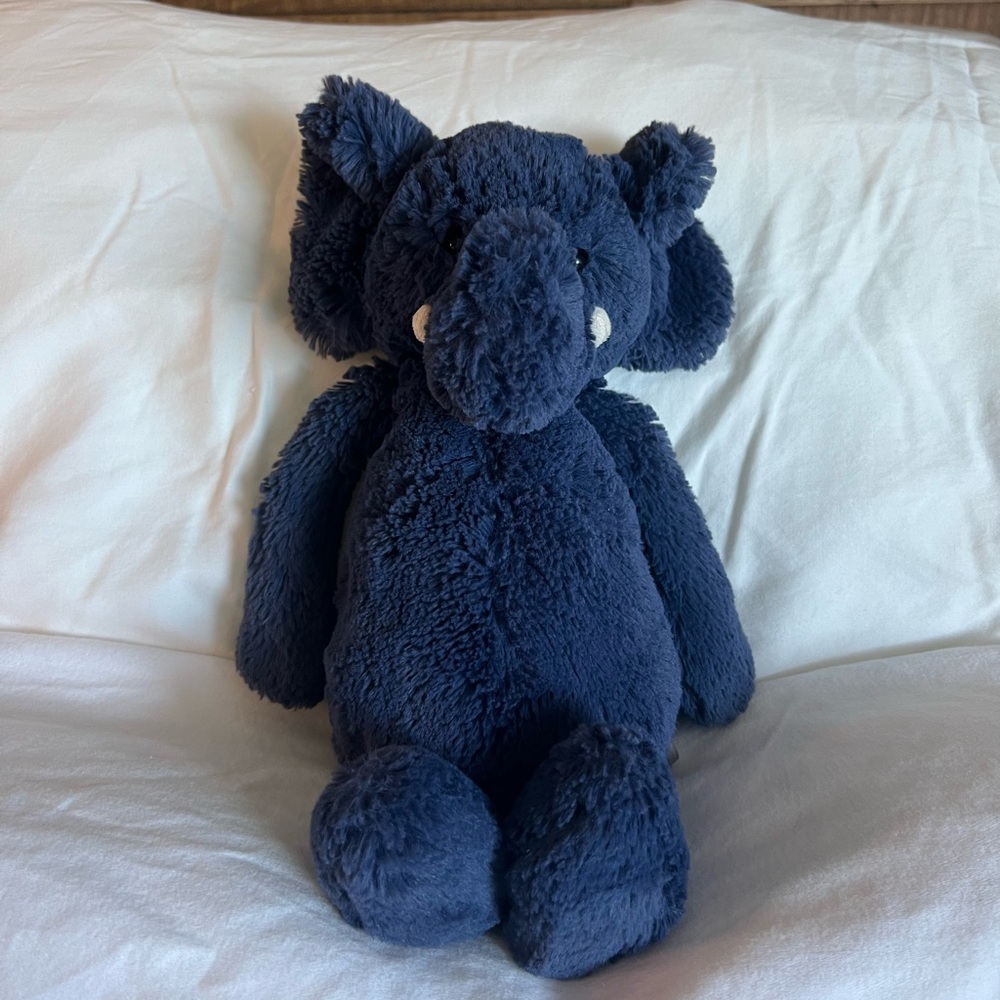 Jellycat Bashful Blue Elephant GUC